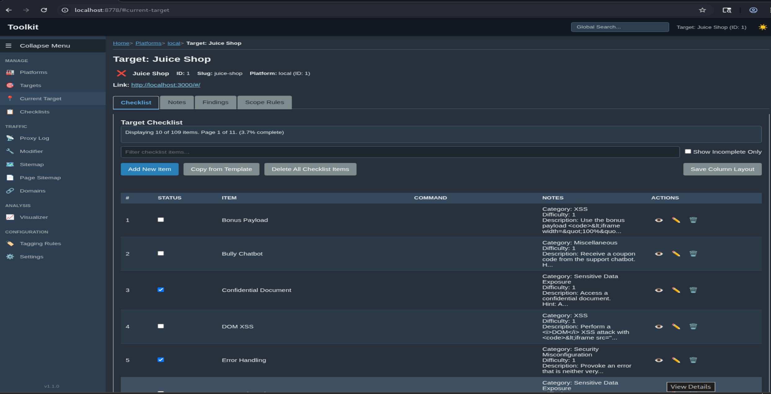The Bug Hunter Toolkit (bhtoolkit) - Target Checklist